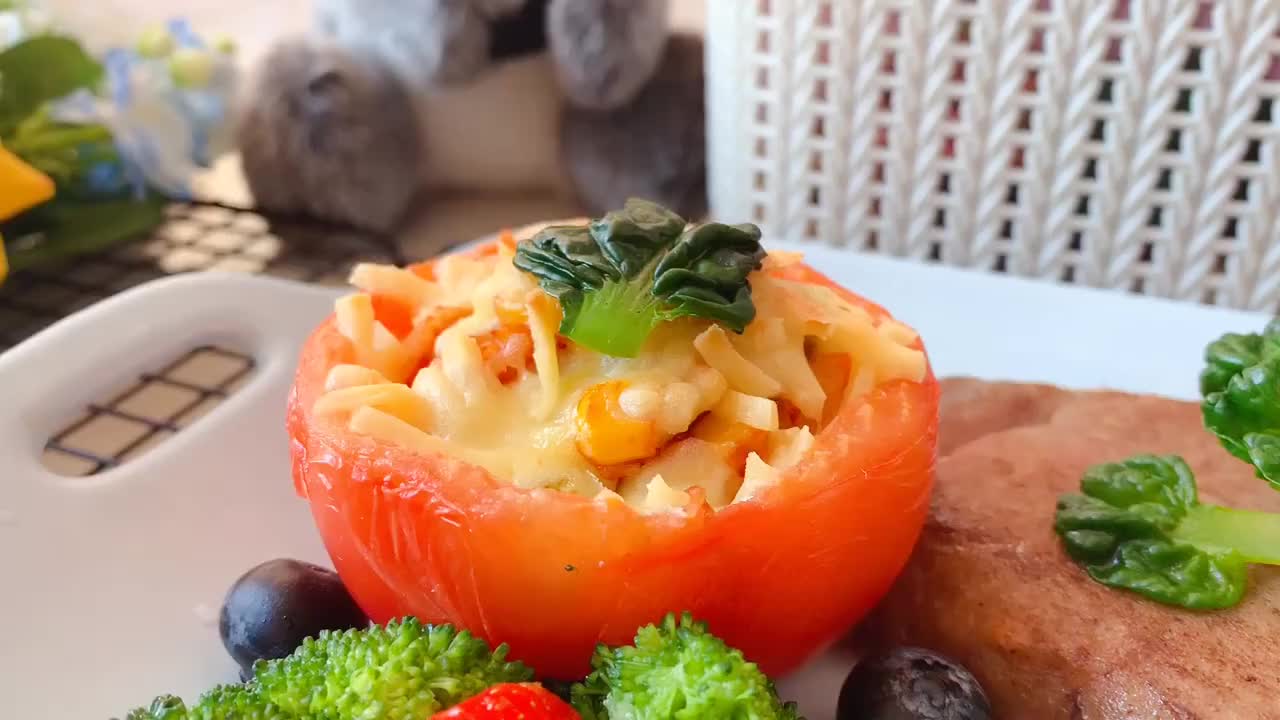 番茄芝士焗饭 美食世界最最让人心安的存在