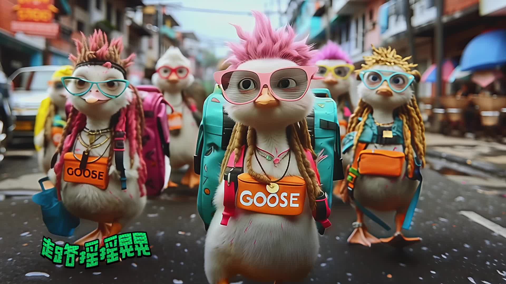 《欢乐家长群2》AI动画MV《勇鹅》