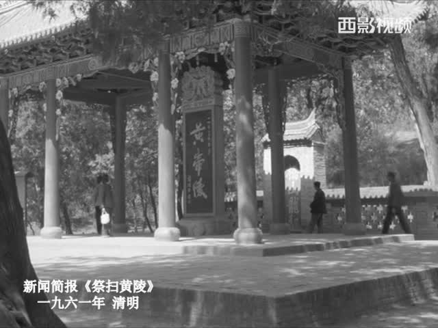 珍贵影像 | 1961年清明陕西黄陵祭扫现场